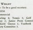 Eleanor M. Wright B.h.s. Activities