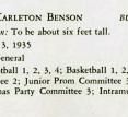 Frederick Carleton Benson B.h.s. Activities