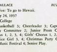 Joan B. Wallace B.h.s. Activities