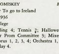 Ann M. Mccomisky B.h.s. Activities