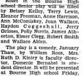 Bourne Senior Play 1954