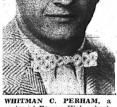 Whitman C. Perham To Enter Norwich University