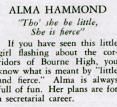 Alma Hammond,  B.H.S. Activities