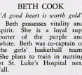 Beth Cook, B.H.S. Activities