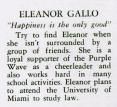 Eleanor Gallo, B.h.s. Activities