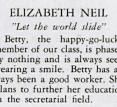 Elizabeth Neil, B.h.s. Activities