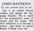 James Masterson, B.h.s. Activities