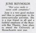June Reynolds, B.h.s. Activities