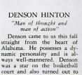 Denson Hinton, B.h.s. Activities