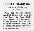 Gilbert Bradford B.h.s. Activities