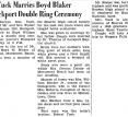 Boyd Blaker Married