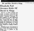Elizabeth Neil Bride Of David Glegg