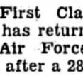 Jerry Ellis Returns To Duty