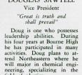 Douglas Sawtell, Senior Class Officer, B.h.s
