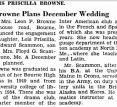 Lois Priscilla Browne Plans Wedding