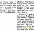 James Spooner, Chess Players Of Junior High Organize A Club