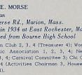 Ann Morse, University Of Massachusetts Amherst Activities 1956