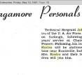 John Kostro, Sagamore Personals