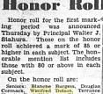 Winifred Dotson On Honor Roll