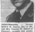 Robert Stover Receives Paratrooper Wings