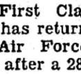 Donald Jerry Ellis Returns To Duty