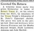 Robert Young On His Return From The Navy