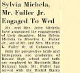 Sylvia Ann Michela, Maurice Leonard Fuller Engaged To Wed