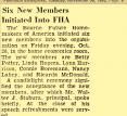 Lynn Harrison Initiated Into Fha