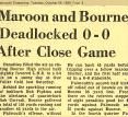 Maroon And Bourne Deadlocked  0-0 After Close Game (1 Of 5)