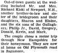Barbara Frances Wixon-benjamin Matson Wedding, Cont.
