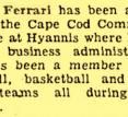 Leo Ferrari Accepted At Cape Cod Community College