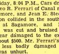 Leo Ferrari, Auto Accident