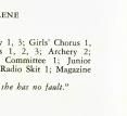 Vivian Arlene French, Bhs 1945
