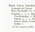 Cecil Laureston Ross, Bhs 1945