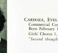 Evelyn Cardoza, Bhs 1945