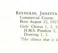 Janetta Mae Reynolds, Bhs 1945