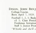 John Benjamin Dixon, Bhs 1945