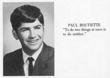 Paul Boutiette - Class of 1970 - Grafton Memorial High School