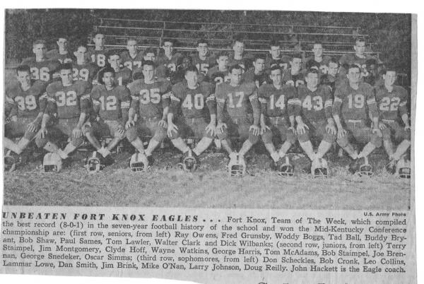 Wayne Watkins - Class of 1960 - Fort Knox High School