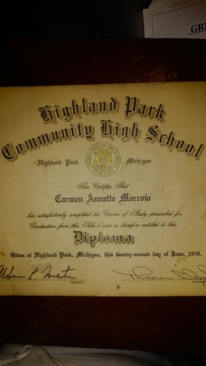 Carmen A. Morrow - Class of 1978 - Highland Park Community High School