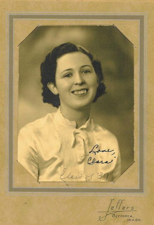 Clara Mcguire - Class of 1937 - Tenino High School