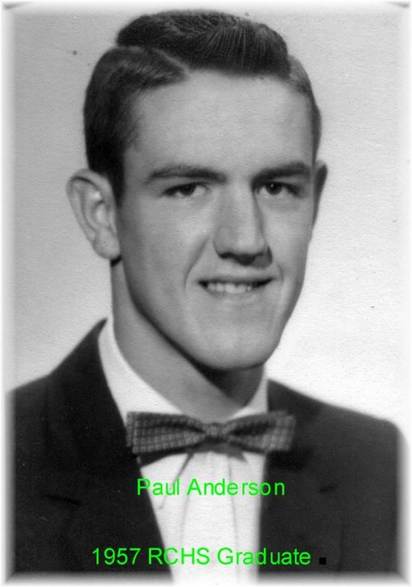 Paul Anderson - Class of 1957 - Richland Center High School