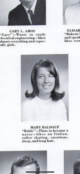 Mary Baldauf - Class of 1966 - Harvey High School