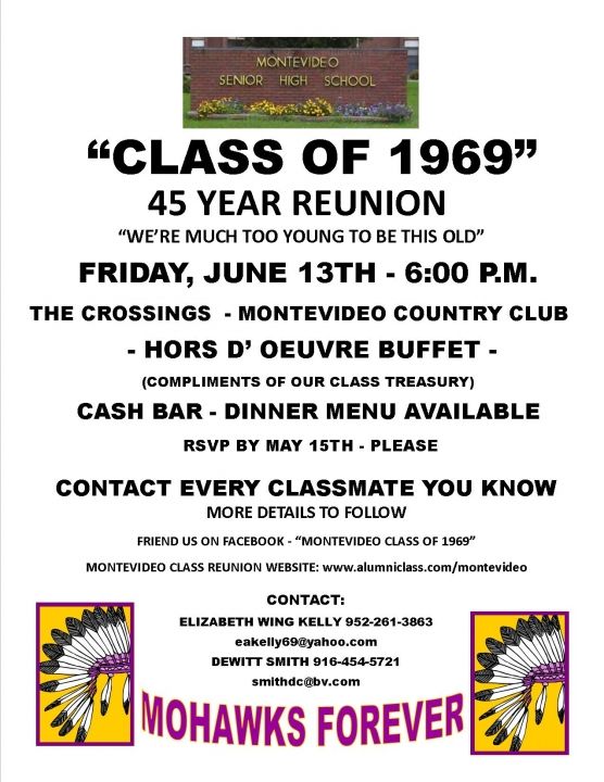Monte Class of '69 45th Reunion