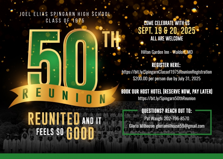 Spingarn Class of 1975 - 50th Reunion