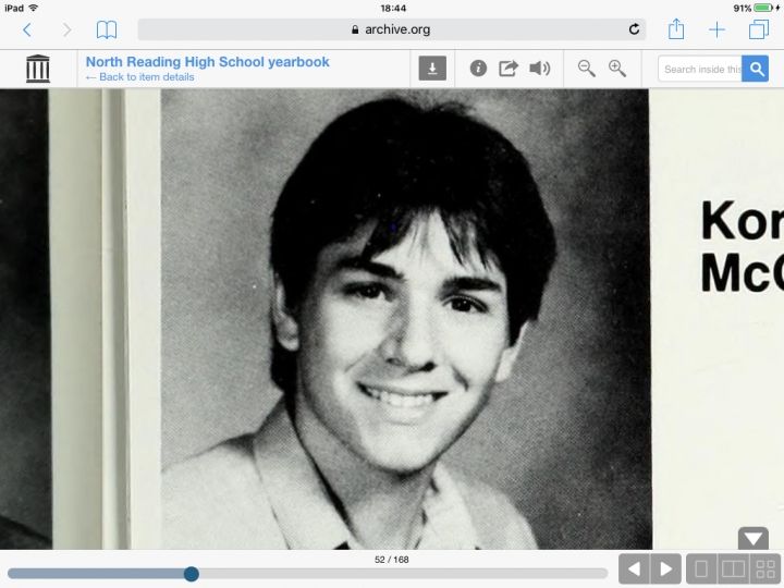 Kory Mccauley - Class of 1987 - North Reading High School