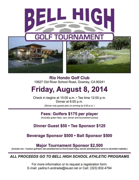 Bell High Golf Tournament 2014