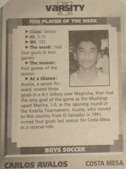 Carlos Eduardo - Class of 1994 - Costa Mesa High School