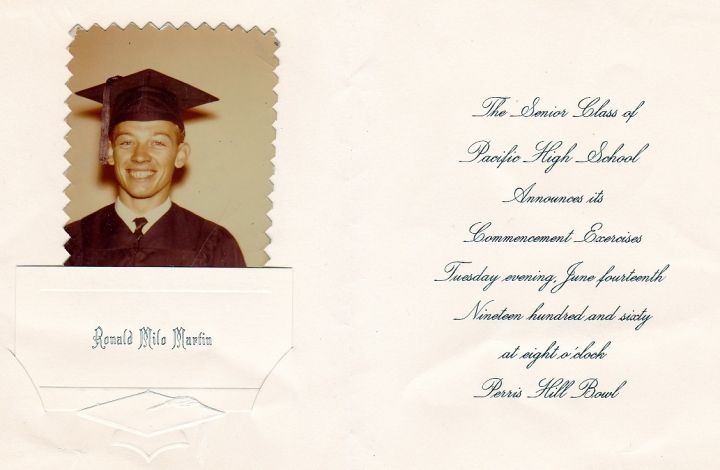Ron Martin - Class of 1960 - Pacific High School