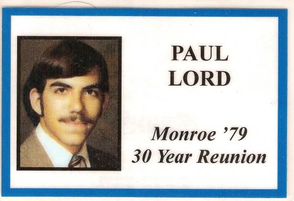 Paul Lord - Class of 1979 - James Monroe High School